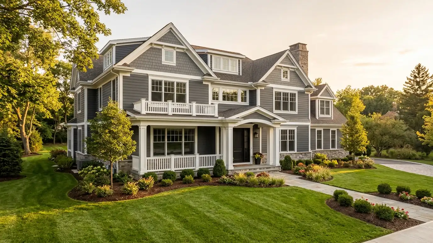 A well-kept home in Brentwood, Tennessee on a quiet street with mature trees