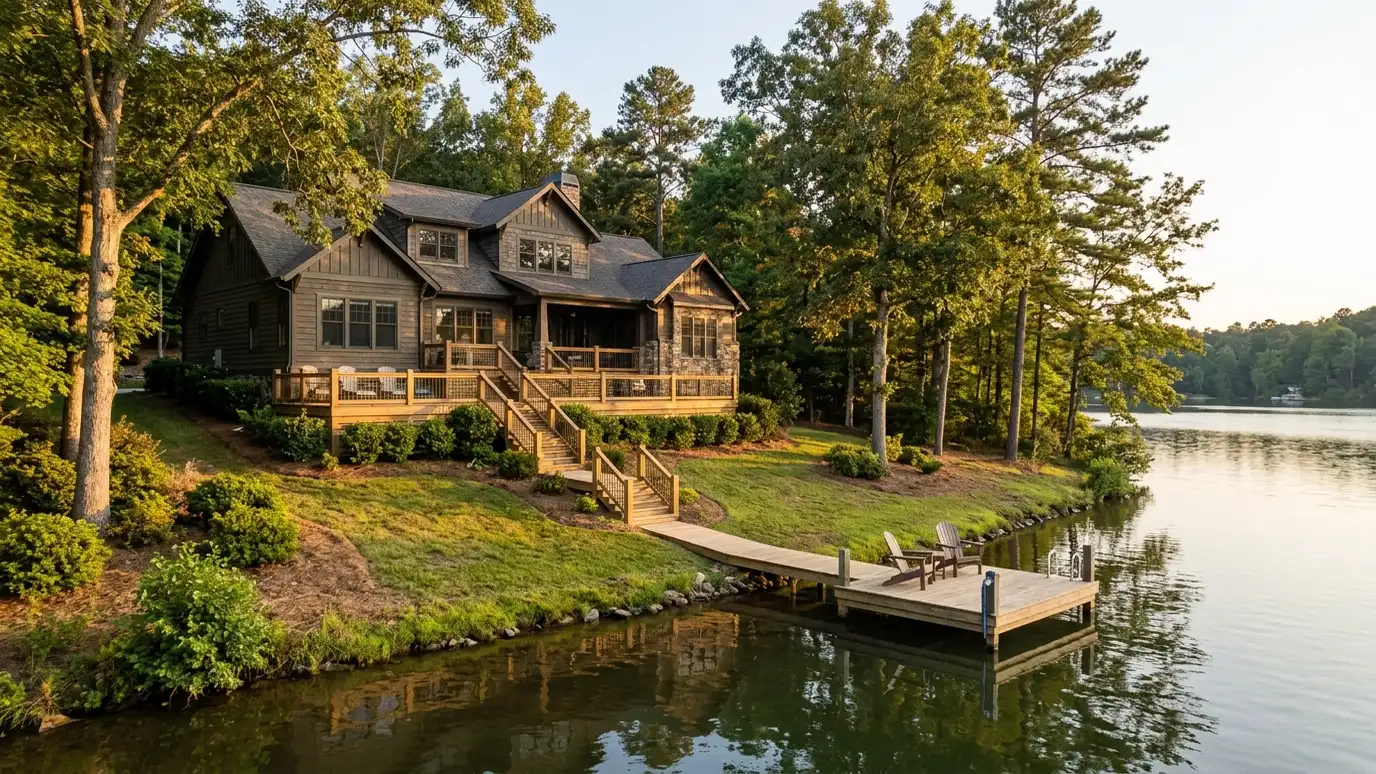 A well-kept home in Hendersonville, Tennessee on a quiet street with mature trees