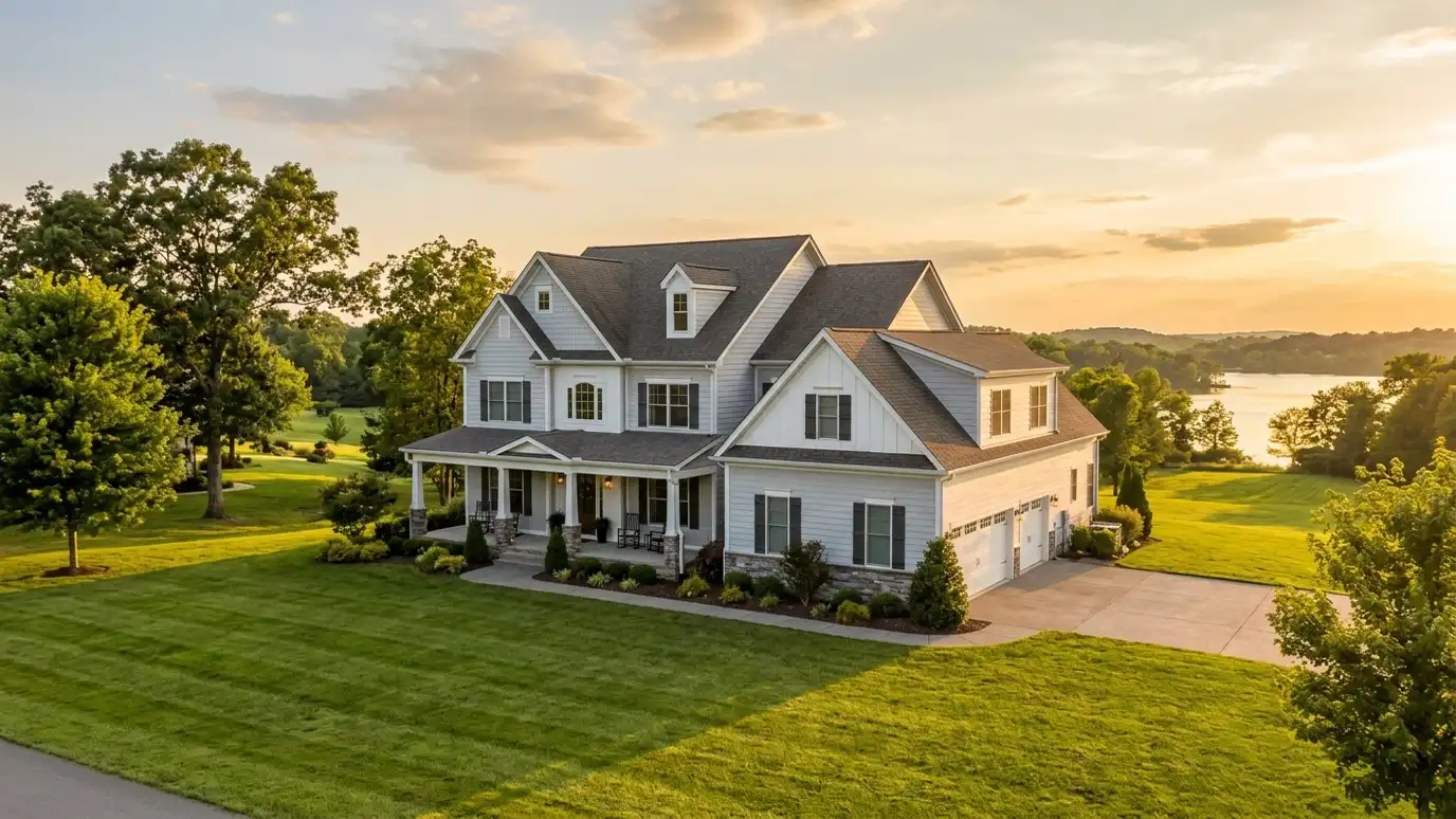 A well-kept home in Mt. Juliet, Tennessee on a quiet street with mature trees