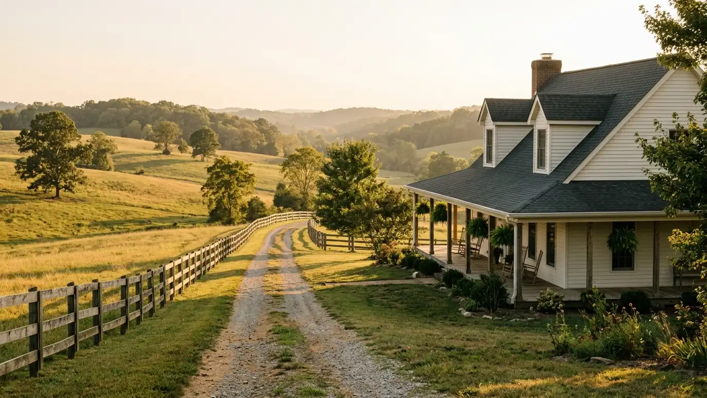 Shower installation and replacement in Pegram, TN A well-kept home in Pegram, Tennessee on a quiet street with mature trees