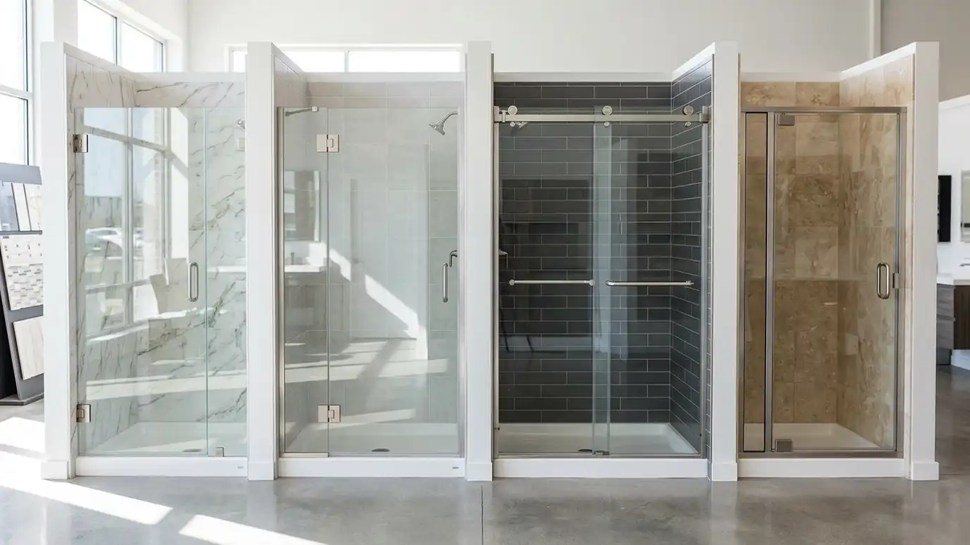Shower Door Types Compared | Music City Shower Service Shower Door Types Compared in Nashville and Middle Tennessee