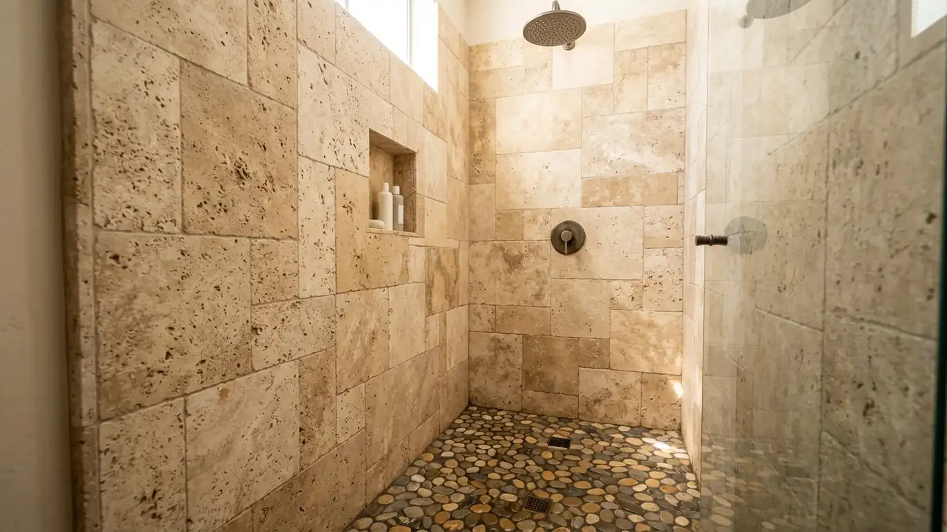 Natural Stone Showers in Nashville and Middle Tennessee